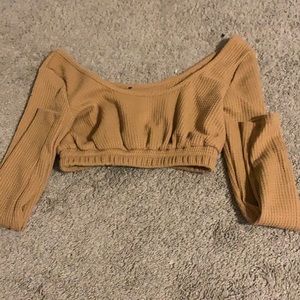 long sleeve crop